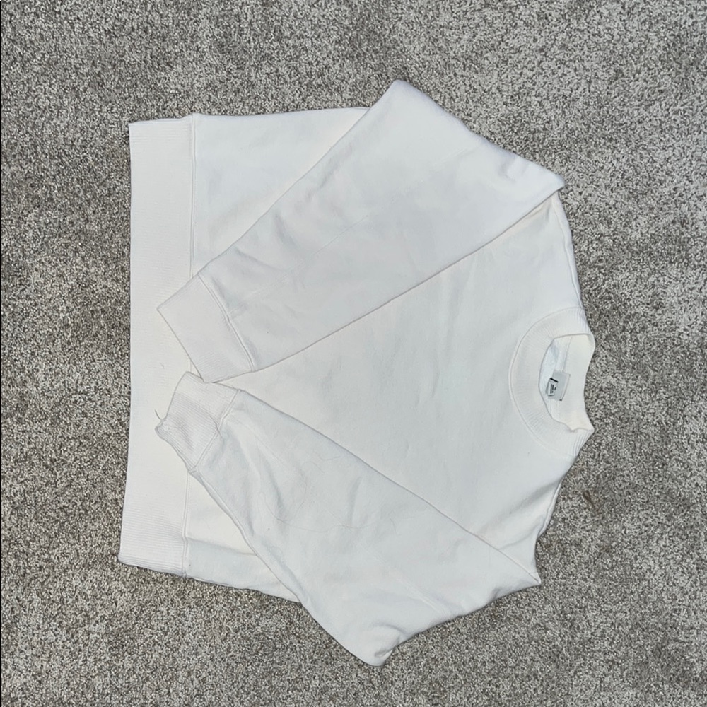 White Crewneck Sweatshirt